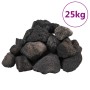 Black volcanic rocks 25 kg 5-8 cm by , Aquarium decoration - Ref: Foro24-3217185, Price: 64,34 €, Discount: %