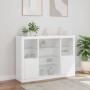 Sideboards with LED lights 3 pieces white engineered wood by , Sideboards - Ref: Foro24-3209128, Price: 217,99 €, Discount: %