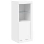 Sideboards with LED lights 3 pieces white engineered wood by , Sideboards - Ref: Foro24-3209128, Price: 217,99 €, Discount: %