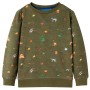 Khaki children's sweatshirt 92 by , Kids T-shirts - Ref: Foro24-13129, Price: 14,99 €, Discount: %