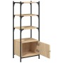 Librería 3 estantes madera ingeniería roble 41x30x109,5 cm de , Librerías y estanterías - Ref: Foro24-838999, Precio: 50,11 €...