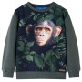 Dunkelkhakifarbenes Kinder-Sweatshirt 104 von , Kinder-T-Shirts - Ref: Foro24-13050, Preis: 14,07 €, Rabatt: %