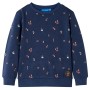 Marineblaues Melange-Sweatshirt für Kinder 104 von , Kinder-T-Shirts - Ref: Foro24-12790, Preis: 13,75 €, Rabatt: %