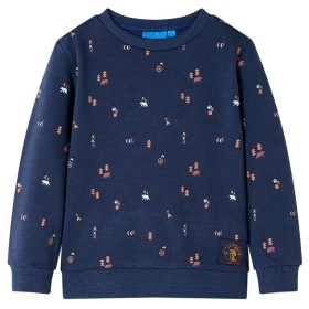 Children's navy blue mélange sweatshirt 104 by , Kids T-shirts - Ref: Foro24-12790, Price: 13,99 €, Discount: %