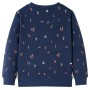 Marineblaues Melange-Sweatshirt für Kinder 104 von , Kinder-T-Shirts - Ref: Foro24-12790, Preis: 13,75 €, Rabatt: %