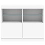 Sideboard with white LED lights 81x37x67 cm by , Sideboards - Ref: Foro24-836658, Price: 79,84 €, Discount: %