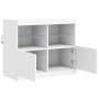 Sideboard with white LED lights 81x37x67 cm by , Sideboards - Ref: Foro24-836658, Price: 79,84 €, Discount: %