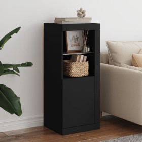 Sideboard with LED lights black 41x37x100 cm by , Sideboards - Ref: Foro24-836645, Price: 76,69 €, Discount: %