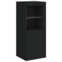 Sideboard with LED lights black 41x37x100 cm by , Sideboards - Ref: Foro24-836645, Price: 77,17 €, Discount: %