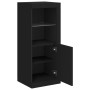 Sideboard with LED lights black 41x37x100 cm by , Sideboards - Ref: Foro24-836645, Price: 77,17 €, Discount: %