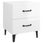 Bright white nightstand 40x35x47.5 cm by vidaXL, Nightstands - Ref: Foro24-812000, Price: 52,41 €, Discount: %