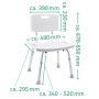 RIDDER White bathroom stool 150 kg A00602101 by RIDDER, Shower seats and benches - Ref: Foro24-421606, Price: 120,02 €, Disco...