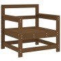 Garden furniture set 7 pieces solid honey brown pine wood by , Garden sets - Ref: Foro24-3186231, Price: 444,37 €, Discount: %