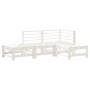 Garden furniture set 4 pieces solid white pine wood by , Garden sets - Ref: Foro24-3186502, Price: 251,16 €, Discount: %