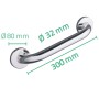 RIDDER Grab bar 30 cm chrome-plated stainless steel A00130001 by RIDDER, Safety handles - Ref: Foro24-421578, Price: 42,70 €,...