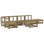 Garden furniture set 7 pieces impregnated pine wood by , Garden sets - Ref: Foro24-3186514, Price: 355,07 €, Discount: %