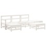 Garden furniture set 6 pieces solid white pine wood by , Garden sets - Ref: Foro24-3186537, Price: 374,43 €, Discount: %