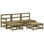 Garden sofa set 5 pieces impregnated pine wood by , Garden sets - Ref: Foro24-3186535, Price: 267,47 €, Discount: %