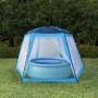 Blue fabric pool tent 500x433x250 cm by vidaXL, Pool and spa accessories - Ref: Foro24-91574, Price: 137,71 €, Discount: %