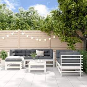 Garden furniture set 7 pieces solid white pine wood by , Garden sets - Ref: Foro24-3186194, Price: 466,99 €, Discount: %