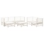 Garden furniture set 7 pieces solid white pine wood by , Garden sets - Ref: Foro24-3186194, Price: 465,96 €, Discount: %