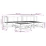 Gartensofa-Set 5-teilig aus massivem Douglasienholz von , Gartensets - Ref: Foro24-3186163, Preis: 257,73 €, Rabatt: %