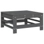 Garden furniture set 7 pieces solid gray pine wood by , Garden sets - Ref: Foro24-3186265, Price: 531,99 €, Discount: %