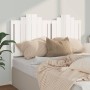 Solid white pine wood bed headboard 141x4x110 cm by , Headboards and footboards - Ref: Foro24-818466, Price: 71,99 €, Discoun...