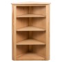 Solid oak wood corner shelf 59x36x100 cm by vidaXL, Lockers and storage cabinets - Ref: Foro24-247041, Price: 190,87 €, Disco...