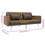 Brown fabric sofa bed by , Sofas - Ref: Foro24-247219, Price: 321,85 €, Discount: %