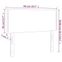 Cabecero de terciopelo rosa 90x5x78/88 cm de , Cabeceros y pies de cama - Ref: Foro24-345903, Precio: 44,93 €, Descuento: %