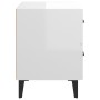 Bright white nightstand 40x35x47.5 cm by vidaXL, Nightstands - Ref: Foro24-812000, Price: 52,41 €, Discount: %