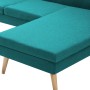 L-förmiges Sofa mit grünem Stoffbezug, 186 x 136 x 79 cm von , Sofas - Ref: Foro24-246999, Preis: 403,99 €, Rabatt: %