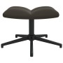 Silla de relajación con taburete terciopelo gris oscuro de , Sillones - Ref: Foro24-328107, Precio: 147,52 €, Descuento: %