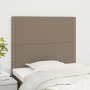 Cabeceros 2 unidades de tela gris taupe 90x5x78/88 cm de , Cabeceros y pies de cama - Ref: Foro24-3116178, Precio: 56,89 €, D...