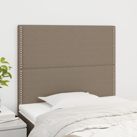 Headboards 2 units of taupe gray fabric 90x5x78/88 cm by , Headboards and footboards - Ref: Foro24-3116178, Price: 56,94 €, D...