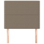 Headboards 2 units of taupe gray fabric 90x5x78/88 cm by , Headboards and footboards - Ref: Foro24-3116178, Price: 56,94 €, D...