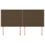 Headboards 4 units of dark brown fabric 90x5x78/88 cm by , Headboards and footboards - Ref: Foro24-3116209, Price: 124,99 €, ...