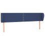 Blue fabric headboard 183x23x78/88 cm by , Headboards and footboards - Ref: Foro24-3117024, Price: 76,99 €, Discount: %