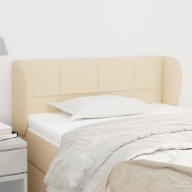 Cream fabric headboard 83x23x78/88 cm by , Headboards and footboards - Ref: Foro24-3117123, Price: 48,73 €, Discount: %