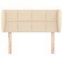 Cream fabric headboard 83x23x78/88 cm by , Headboards and footboards - Ref: Foro24-3117123, Price: 52,47 €, Discount: %