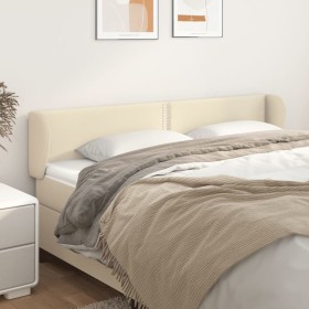 Cabecero de cuero sintético color crema 163x23x78/88 cm de , Cabeceros y pies de cama - Ref: Foro24-3117102, Precio: 71,16 €,...