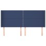 Headboard with blue fabric ears 203x16x118/128 cm by , Headboards and footboards - Ref: Foro24-3119468, Price: 119,58 €, Disc...