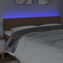 Cabecero con LED cuero sintético marrón 108x5x78/88 cm de , Cabeceros y pies de cama - Ref: Foro24-3121577, Precio: 74,19 €, ...