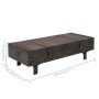 Couchtisch aus Massivholz im Vintage-Stil, 120 x 55 x 35 cm von vidaXL, Couchtisch - Ref: Foro24-245802, Preis: 276,97 €, Rab...