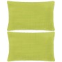 Velvet cushions 40x60 cm green 2 units by vidaXL, Cushions - Ref: Foro24-132913, Price: 26,99 €, Discount: %