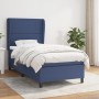 Box spring bed with blue fabric mattress 90x190 cm by , Beds and slatted bases - Ref: Foro24-3127851, Price: 353,21 €, Discou...