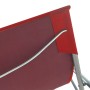 Folding beach chairs, 2 units, steel and red Oxford fabric by vidaXL, Garden chairs - Ref: Foro24-44360, Price: 69,13 €, Disc...