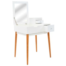 MDF dressing table with mirror 60x50x86 cm by vidaXL, Bedroom Dressers - Ref: Foro24-245752, Price: 122,72 €, Discount: %