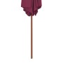 Garden umbrella with wooden pole 270 cm burgundy by vidaXL, Umbrellas - Ref: Foro24-44517, Price: 55,99 €, Discount: %